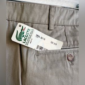 38/30 NWT men LACOSTE pants
